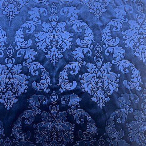 royal blue upholstery fabric